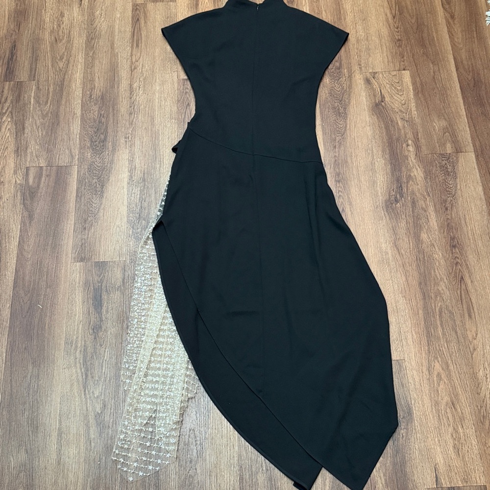 STAUD Effie Dress In Black Stardust - Picture 8 of 8